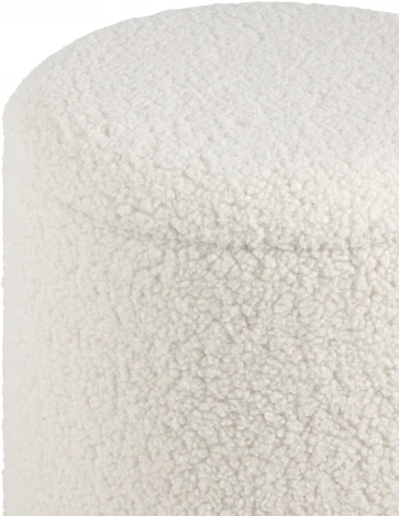 Пуф с ящиком Долли S тедди белый УТ000035336