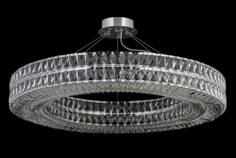 Подвесная люстра Arti Lampadari Sora Sora E 1.5.100.100 N (220V, хрусталь, на тросе, кольцо)