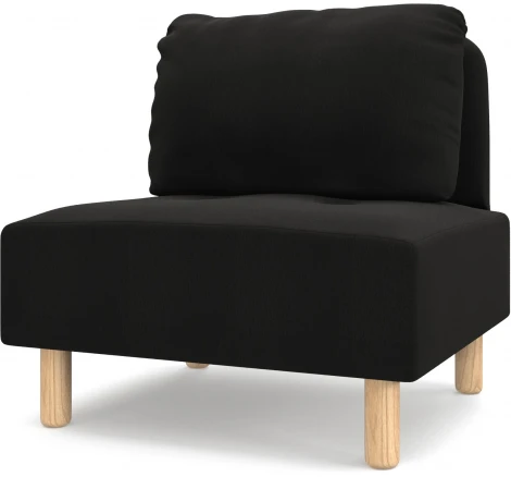 Кресло Arsko Свельд черная рогожка