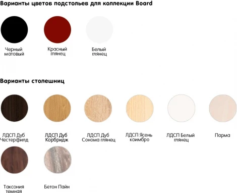 Композиция ОГОГО Board 1800х700 (ЛДСП/Красный,Черный)