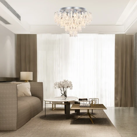 Потолочная люстра 140015/6C E27*60W Chrome Escada Whisper ES0000072