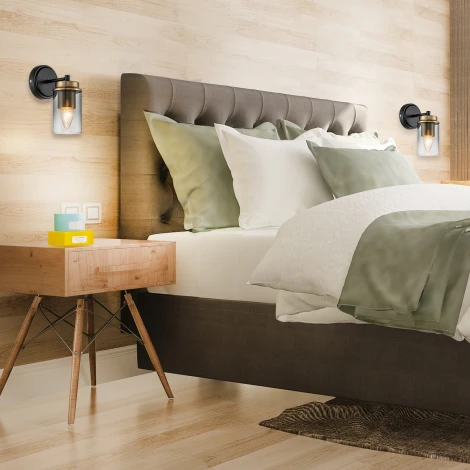 Бра Escada Dinasty 2118/1A E14*40W Black/Brass (220V)