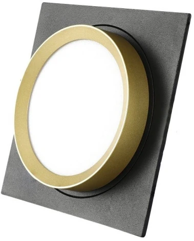 Точечный накладной светильник Lucia Tucci Fumi LTP-C002-01GX53-BG