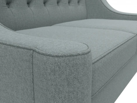 Диван кухонный прямой Бронкс (Серый/Рогожка) Лига Диванов арт.123733