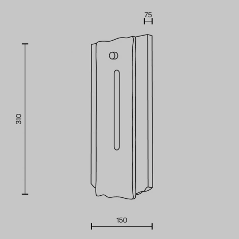 Настенный светильник светодиодный Maytoni Ventana MOD523WL-L15BG3K