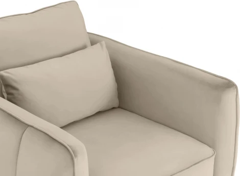 Кресло Amsterdam ОГОГО (арт.698451), (Ткань/Бежевый)