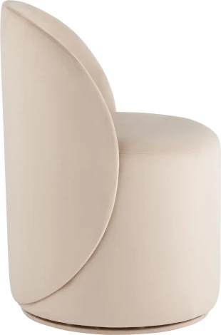 Пуф Loreen вращающийся велюр молочный Stool Group (арт.УТ000039107)