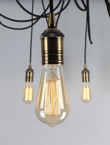 Подвесной светильник Omnilux OML-912 OML-91203-10 (220V, на проводе, паук)