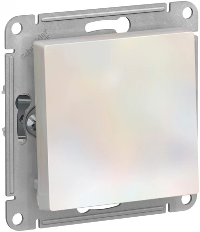 Выключатель встраиваемый одноклавишный (жемчужный) Systeme Electric AtlasDesign ATN000411
