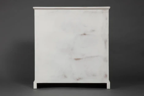 Тумба с 6 ящиками Secret De Maison MARITIME 6 ( mod. HX16-006NS ) butter white/navy design (дерево павловния, мдф)