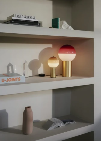 Настольная лампа Dipping Light M Burgundy-матовая латунь Marset A691-452-4015-27K (251318)