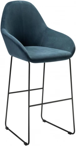 Кресло Бар. Kent Diag blue/Линк R-Home арт.410219150h_Diagblue_черн_БАР