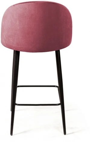 Cтул полубарный Thomas ромб, бархат пудровый 15 Top Concept 79401