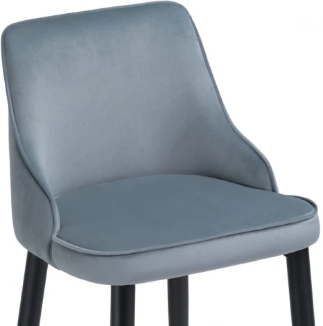 Полубарный стул Woodville Атани серо-синий / черный 528458