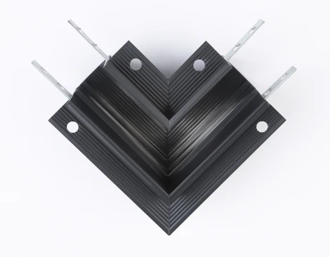 Коннектор угловой для встраиваемого магнитного шинопровода TRACK SYSTEM GL3354