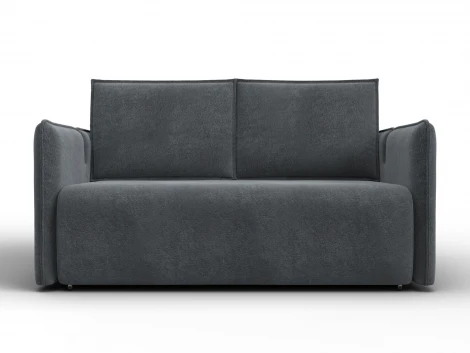 Диван прямой Лига-117 (ЛДСП,Брус,Фанера,Велюр/Светло-серый) Лига Диванов 137019