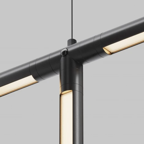 T-образный плоский коннектор для системы Shelf без ввода питания Maytoni Accessories for system Shelf CA015TC-B (24V)