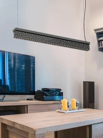 Подвесной линейный светильник светодиодный Eglo Aurotonello 39826 (220V, на тросе)