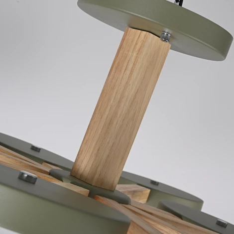 Потолочная люстра Wi-Fi на штанге Turna L10 Khaki By ImperiumLoft Turna-B01 (LED, 220V, голосовое управление, умный дом - Алиса)