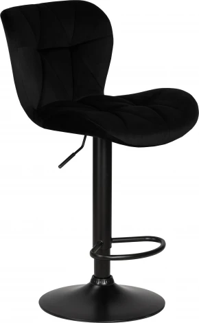 Стул барный DOBRIN BARNY BLACK (черный велюр (MJ9-101))