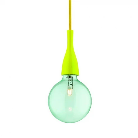 Подвесной светильник Ideal Lux Minimal SP1 GIALLO (220V, на проводе, шарики)