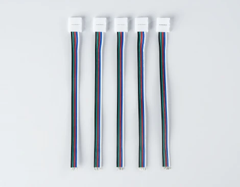 Соединитель гибкий Ambrella Illumination GS7301 односторонний для светодиодной ленты 5050 12/24V (5 конт.) 150 мм