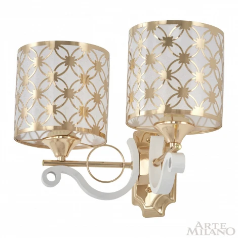 Бра Arte Milano Florentia-3097 303097/2W Wh/Gd (220V)