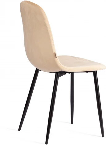 Обеденный стул Tetchair BREEZE (Велюр,Металл /Желтый)