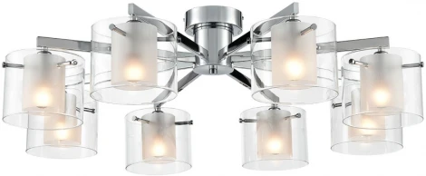 Потолочная люстра Lumion Verdi 8261/8C металл/стекло, хром/прозрачный E14 8*40W 220V