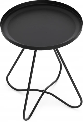 Столик журнальный GLAND 1 шт. в упаковке (Металл /Черный)