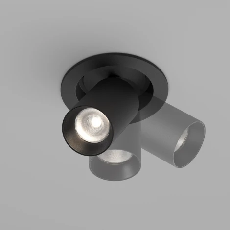 Встраиваемый светильник Maytoni Focus LED C071CL-7W4K-B (220V, круглые)