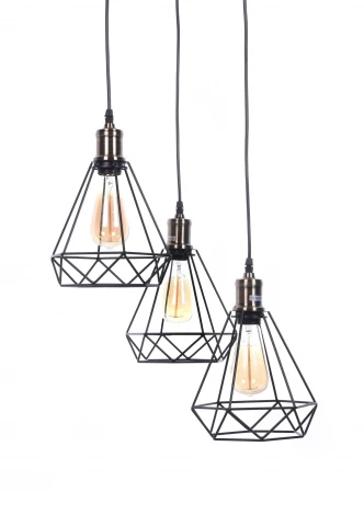 Подвесной светильник Lumina Deco Cobi LDP 11609-3 BK