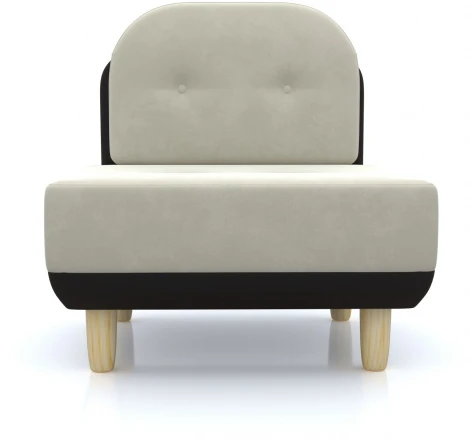 Кресло Arsko Торли молочный велюр