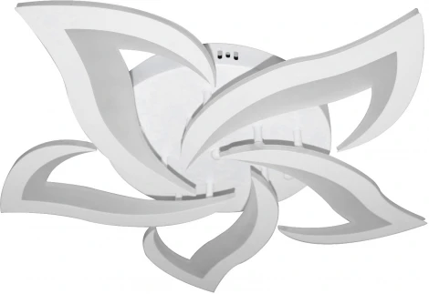 Потолочная люстра с таймером Natali Kovaltseva Smart Home LED LAMPS 81212 (220V, голосовое управление, пульт управления, управление смартфоном, умный дом - Алиса, Tuya Smart, Сири, Smart Life, цветы)