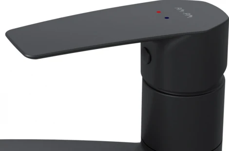 Смеситель AM.PM Gem F90A00022 для кухонной мойки, черный