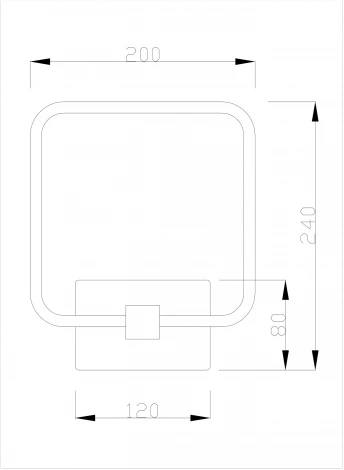 Настенный светильник светодиодный V1800-WL Cube LED*16W