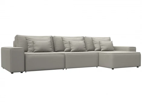 Диван угловой Лига-074 угол универсальный (ДСП/Пластик/Рогожка/Бежевый) Лига Диванов 129855