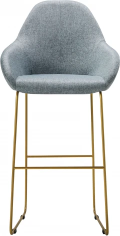 Стул бар Kent Грей/Линк Золото R-Home арт.4101198h_ГрейЗолот_БАР