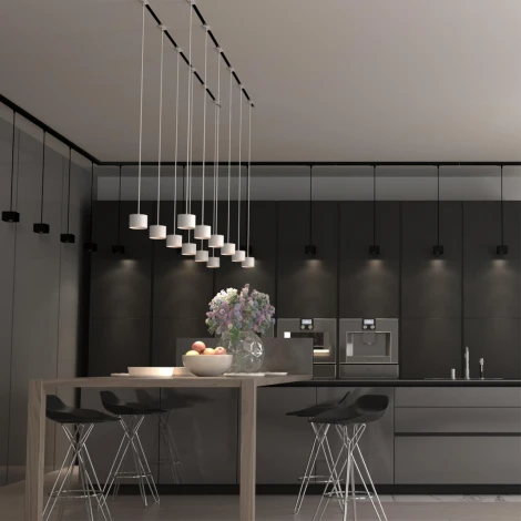 Трековый светильник Novotech Port 358659 (LED, 220V, круглые)