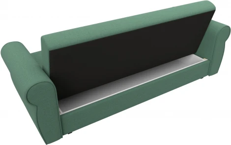 Диван-книжка Лига-019 (Зеленый/Рогожка) Лига Диванов арт.124988