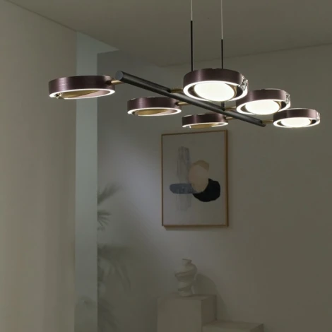 Подвесной светильник Sellif Long Brown Imperiumloft Sellif-Long01 (232847-23) (LED, 220V, на тросе)