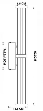 Бра Divinare Grigio 1017/04 AP-23