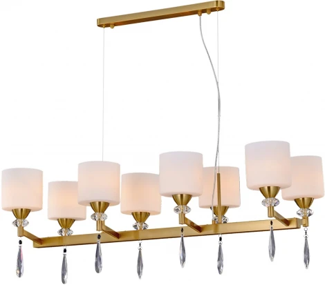 Подвесная люстра ILLUMICO IL5182-8LLS-29 BRASS KELTIC (220V, на тросе)