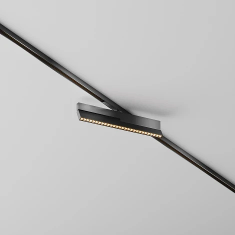 Трековый светильник низковольтный светодиодный 48V 12W 3000К Maytoni Technical Points Rot TR242-2-12W3K-B