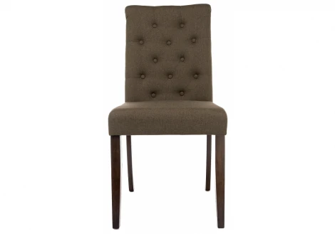 Обеденный стул Woodville Amelia dark walnut / fabric brown 11018
