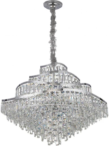 Подвесная люстра Citilux Naiad CL315191 (220V, хрусталь, подвески, на цепи)