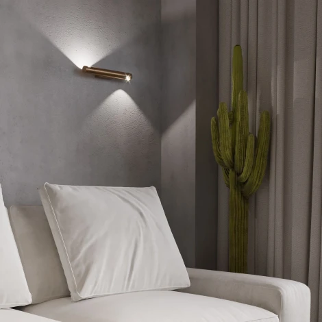 Настенный светильник Eurosvet Tybee 40161 LED латунь (220V, круглые)