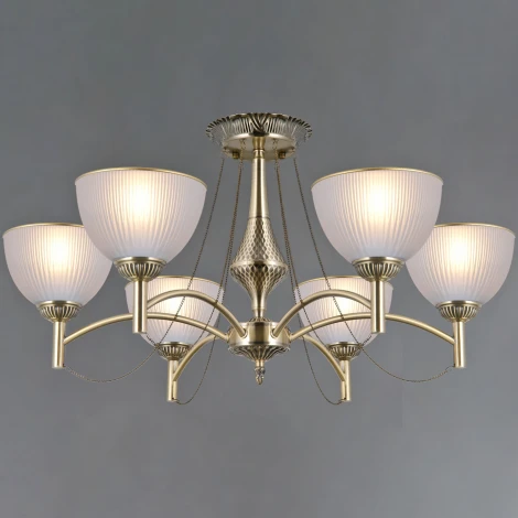 Потолочная люстра на штанге ILLUMICO IL0653-6CSQ-25AB ELITE