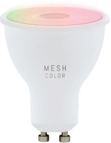 Лампочка светодиодная RGB с управлением смартфоном белая полусфера GU10 5W Eglo Lm_led_gu10 11856