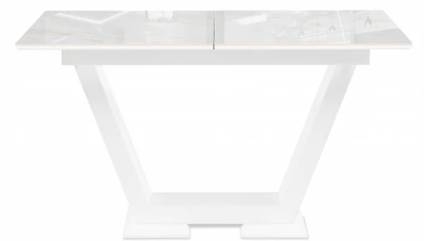 Стол на тумбе Иматра (Иматра 140(180)х80х76 carla larkin / белый) Woodville арт.588523